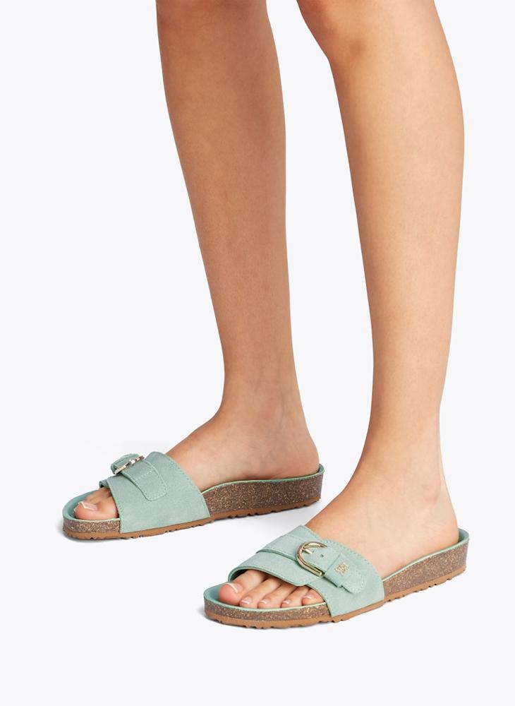 TOMMY HILFIGER Soft Suede Adjustable Mule  - Image 5