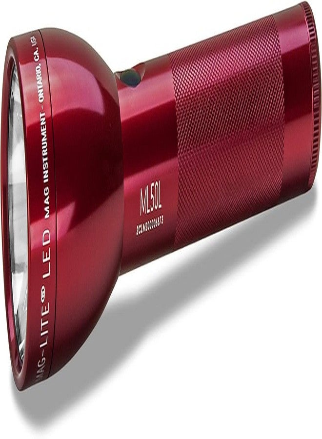 Maglite ML50L LED 2-Cell c Flashlight in Display Box, Red - Image 1