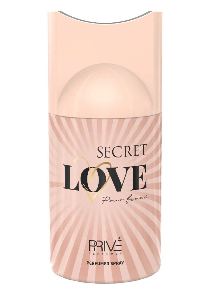 PRIVE Secret Love Perfumed Spray For Women - 250 ML