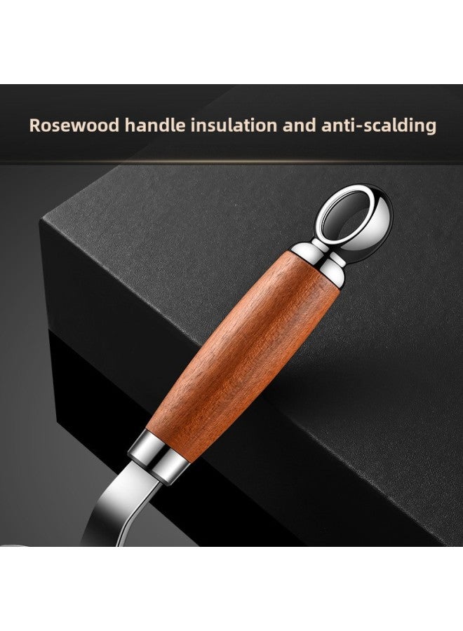 High Quality Stainless Steel Cooking Shovel Special Small Fried Steak Shovel Teppanyaki Shovel Pizza Shovel Pancakes-Color:Stainless Steel Cooking Spatula With Wooden Handle  - Image 4