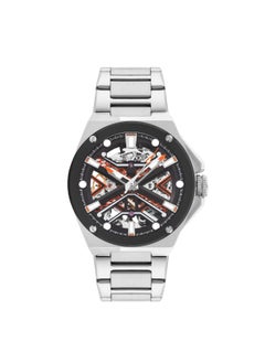 Slazenger Slazenger SL.9.2264.1.02 Men Automatic Display Watch & Metal Strap Silver  - Image 1