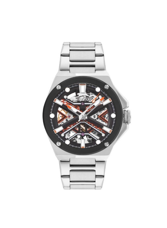 Slazenger - Slazenger SL.9.2264.1.02 Men Automatic Display Watch & Metal Strap Silver - Image 1