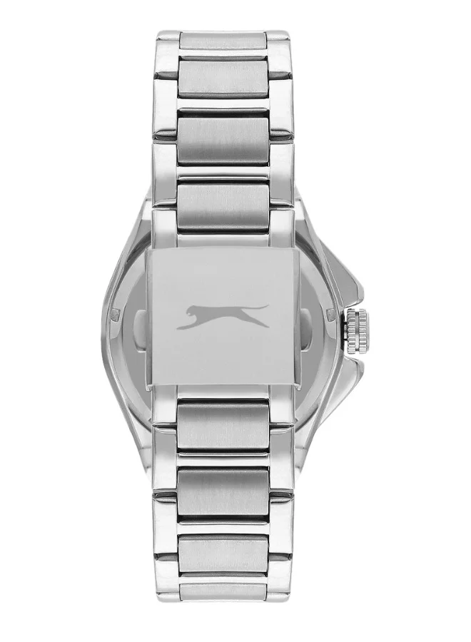 Slazenger SLAZENGER Men's G3265ZH Movement Watch, Automatic Display and Metal Strap - SL.9.2264.1.02, Silver