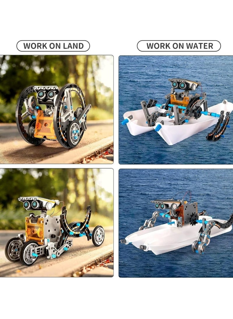 13-in-1 Solar-Powered DIY Robot Kit Educational Science & Engineering Toy Ages 7+  - Image 2