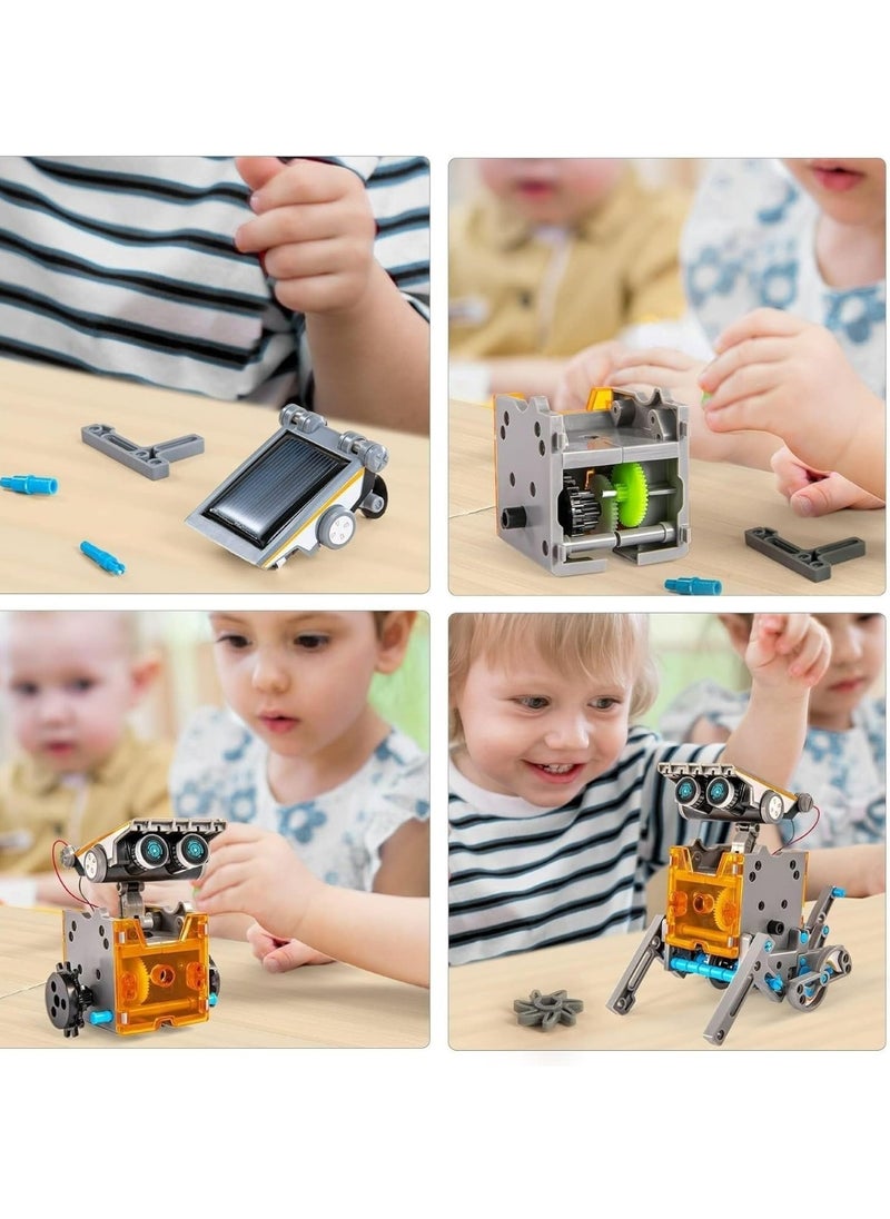 13-in-1 Solar-Powered DIY Robot Kit Educational Science & Engineering Toy Ages 7+  - Image 4