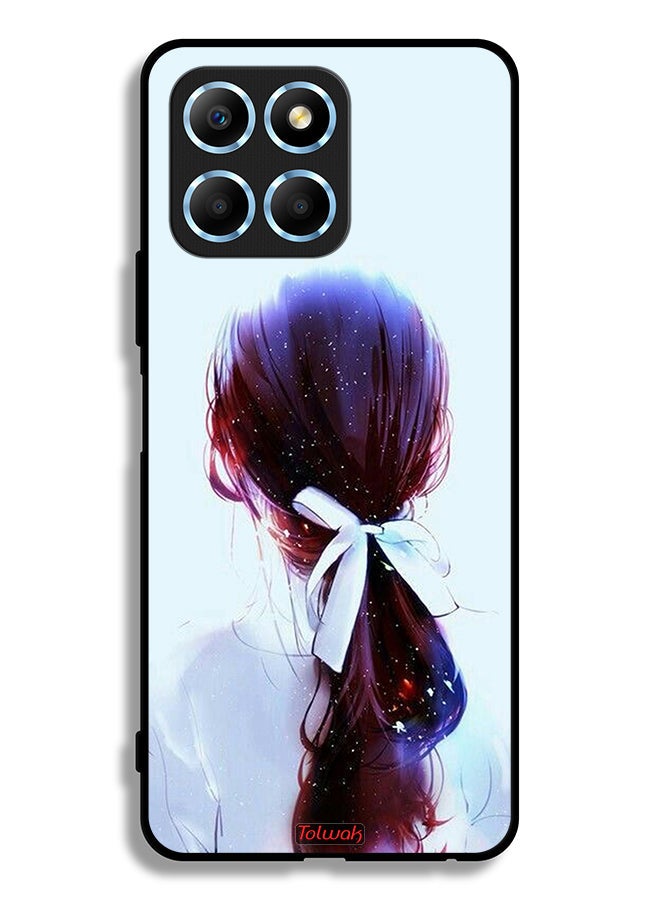 Tolwak Honor X6 Protective Case Cover Tie Hair With Hairband Girl Art - Image 2