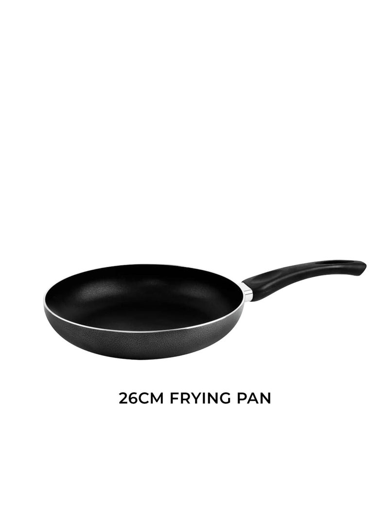 Bisbell 12-Piece Premium Non-Stick Cookware Set - Complete Kitchen Pots & Pans Collection with 4 Casseroles, Frying Pan, & 3 Nylon Utensils | Durable, Glass Lids, Easy Clean - Image 5