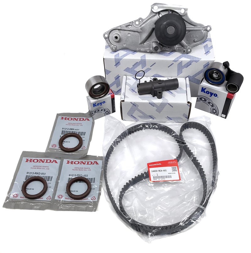 APSG Timing Belt KIT | Water Pump T-Belt kit | Engine Kit | Timing Seals Cam Crank | Crankshaft Camshaft | Genuine/OEM | (As in Photo) Compatible with Select Honda, Acura Vehicles. - Image 1