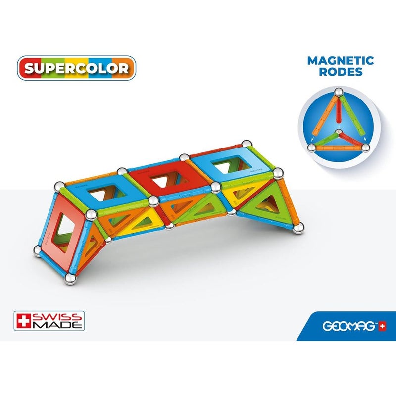 جيوماغ ألقضبان و الالواح المغناطيسية الملونة 114 قطعة - 382 - Image 5