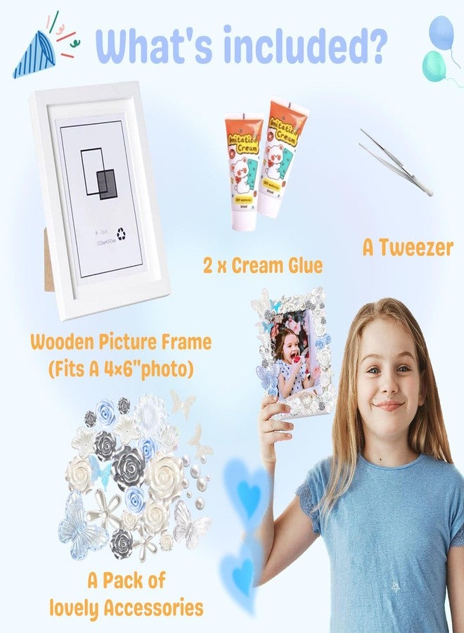 DOUXFUN DIY Picture Frame Kit - Arts and Craft Kits for kids Ages 6, 7, 8, 9, 10, 11, 12+ Teen Adult - Creative Art Toys Girls Boys Birthday Christmas Gifts 6-8, 8-12, 10-12 (Flowers) - Image 4