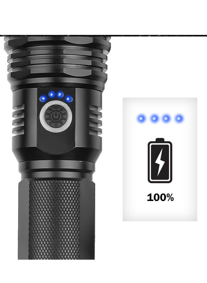 Ultra Bright Waterproof Flashlight - 5 Lighting Modes, High Power Search Light for Outdoor & Emergency Use, Long Beam Range  - Image 4