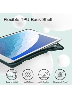 Jetech Case For iPad Air 3 (10.5 Inch 2019 3Rd Generation) And iPad Pro 10.5 With Pencil Holder Slim Tablet Cover With Soft Tpu Back Auto Wake Sleep (Misty Blue)  - Image 3
