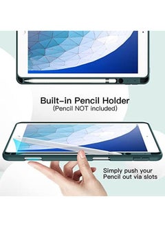 Jetech Case For iPad Air 3 (10.5 Inch 2019 3Rd Generation) And iPad Pro 10.5 With Pencil Holder Slim Tablet Cover With Soft Tpu Back Auto Wake Sleep (Misty Blue)  - Image 5