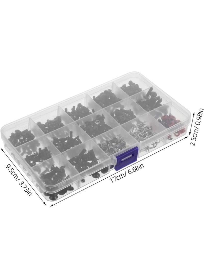 GGOOT Rc Car Tool Kit Universal Screw Nut Assortment Repair Hardware Set Screws Box Portable Rc Cars - Image 2