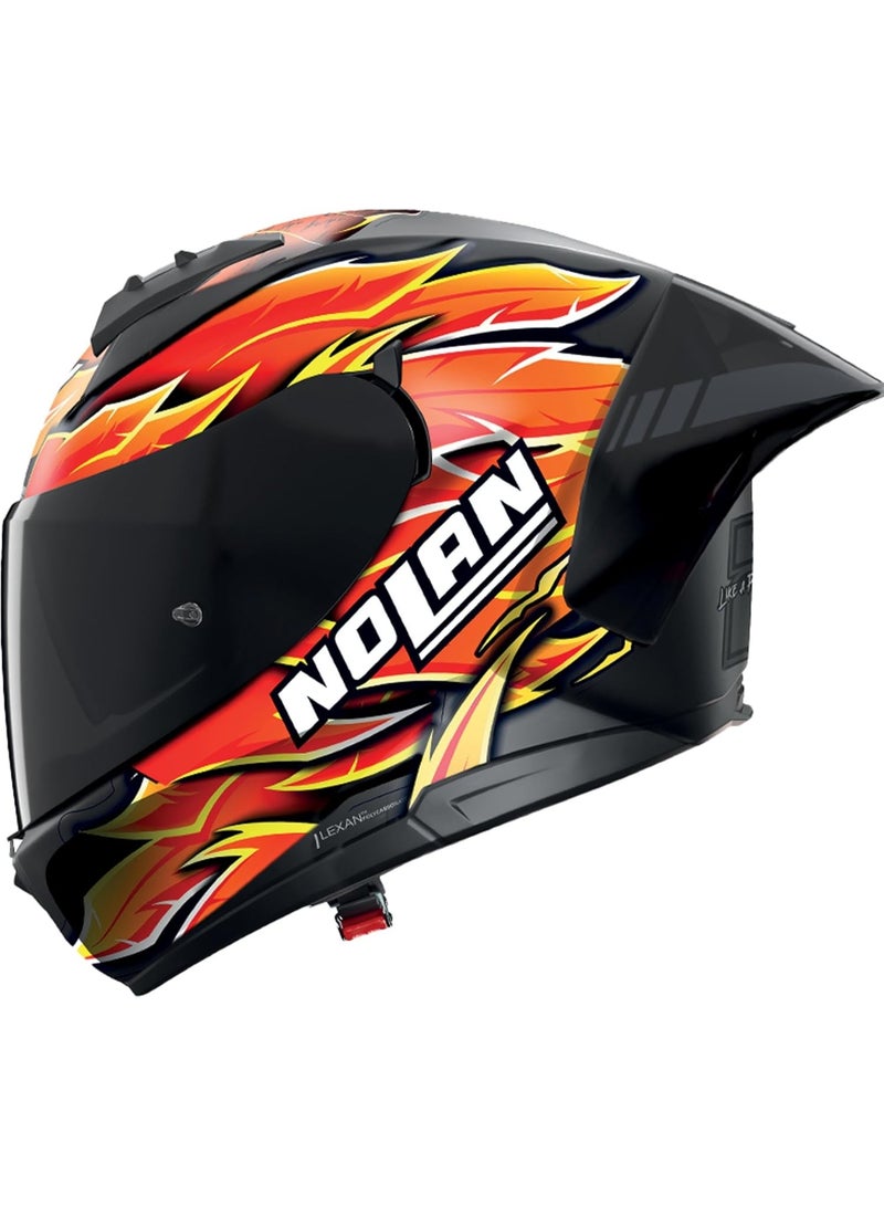Nolan N60-6 SPORT REPLICA IANNONE CARBON/RED/ORANGE/YELLOW GLOSSY Helmet - Image 1