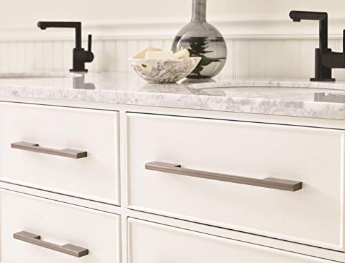 Amerock Cabinet Pull Black Brushed Nickel 6516 inch 160 mm Center to Center Separa 1 Pack Drawer Pull Drawer Handle Cabinet Hardware - Image 3