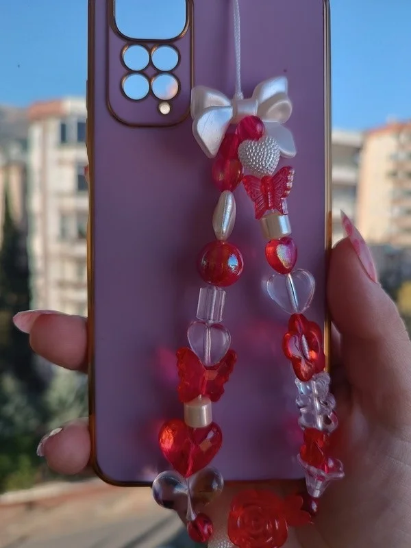 Efna Store Beaded Phone Charm, Phone Bracelet Accessory and Gift Boxed, Gift Accessory