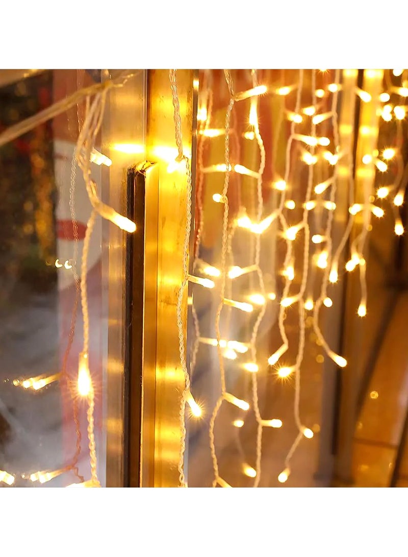 zayo ضوء الثلج المتلألئ LED دافئ أبيض 3م × 0.7م - Image 4