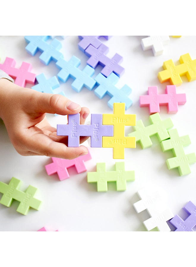 Building Blocks Toy - 15 Pc Large Durable Pieces - Kids Construction Toys, Creative Learning Resources And Stem Play For Home And Travel - Toys For 1 Year Old Boys And Girls - Pastel