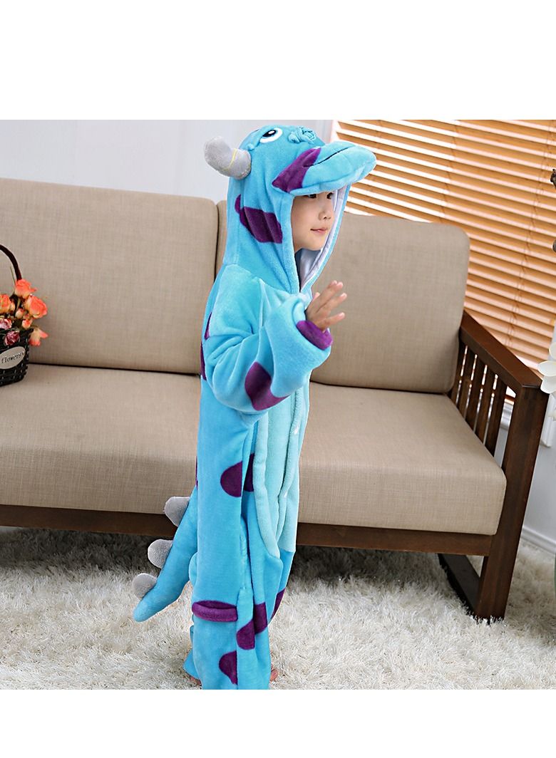 Bluejw Monsters University James P. Sullivan Onesies Jumpsuit Pajamas Hooded - Image 3