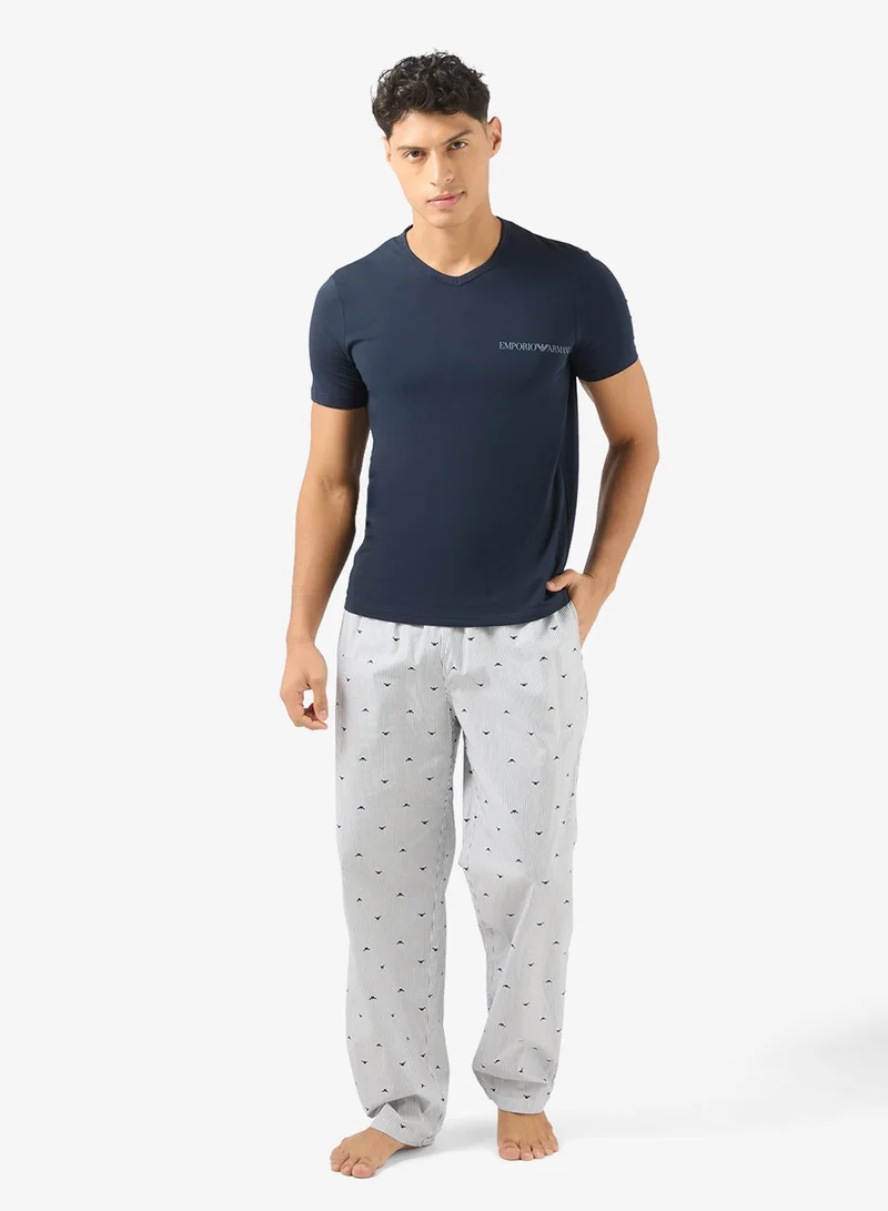 EMPORIO ARMANI  2 Pack Of V-Neck T-Shirt for Men | Best Price UAE