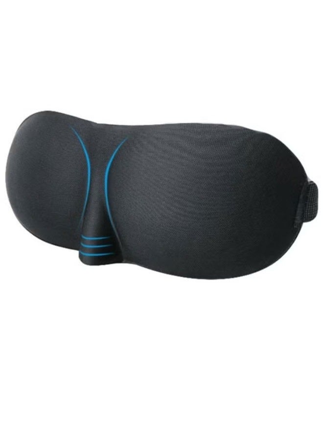 Eye Mask, 3D Darkening Shading, Strong Light Blocking, Eye Protection, Soft Sponge Fabric, For Travel & Daily Sleep - Image 2