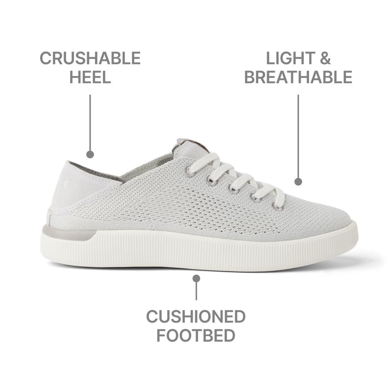 REEF Neptune Womens Shoe, Lightweight & Breathable Stretch Knit Upper, Soft Cushion Footbed, Grey, 10 - Image 5