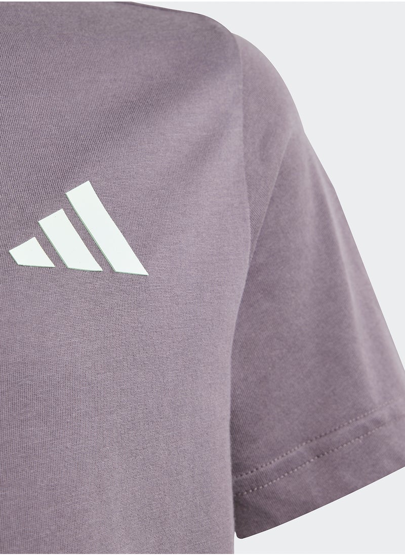 Adidas - Kids Mercedes Woven Graphic T-Shirt - Image 1