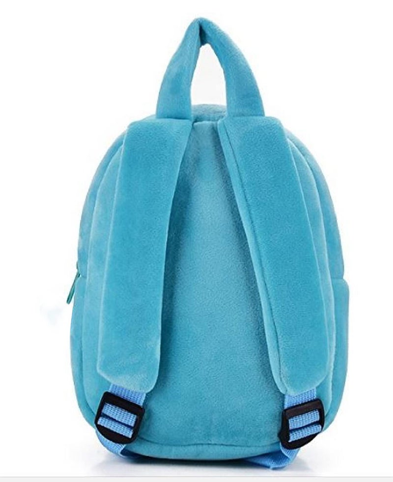 Frantic 2-Pocket Velvet Material Sky Blue Panda Standard 2 Compartment Backpack School Bag Boys Girls For 2 To 5 Years Boys/Girls Nursery, Preschool, Picnic(Best Skyblue Panda) Standard,10 Litres - Image 5