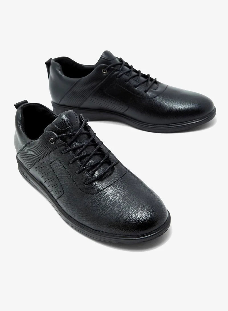 Robert Wood Faux Leather Casual Lace Up