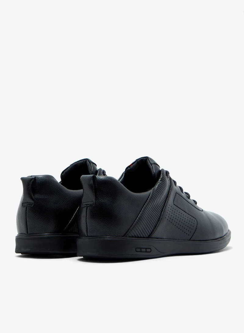 Robert Wood Faux Leather Casual Lace Up