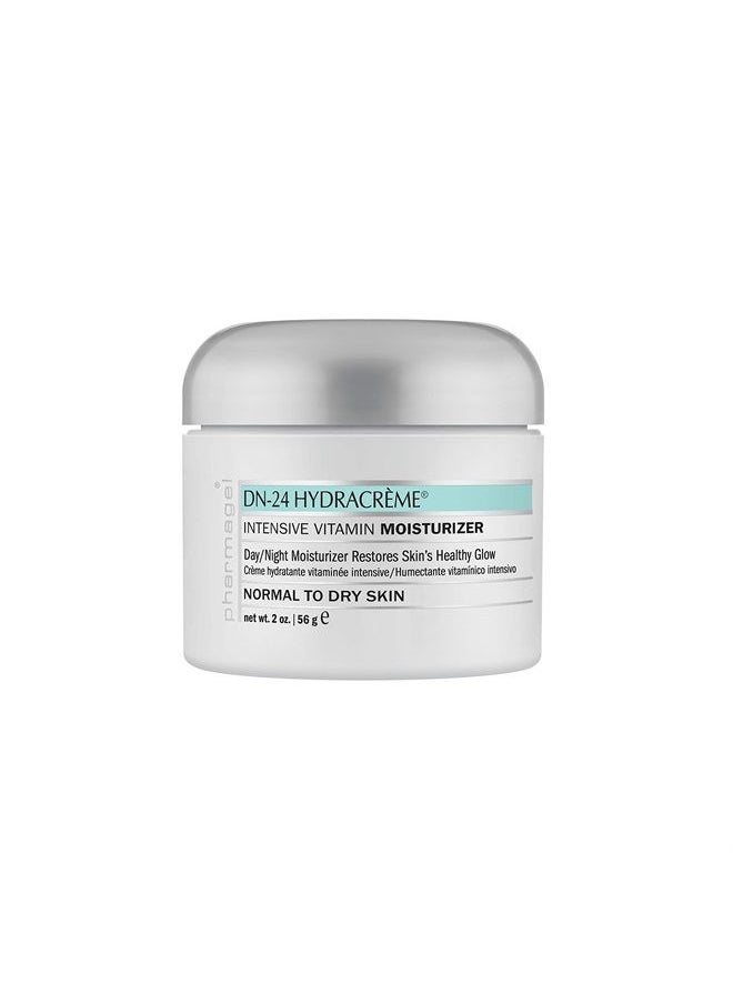 Pharmagel - DN-24 Hydracrème - Intensive Vitamin Moisturizer - Day and Night Face and Neck Cream For Normal, Dry, and Aging Skin - 2 oz - Image 1