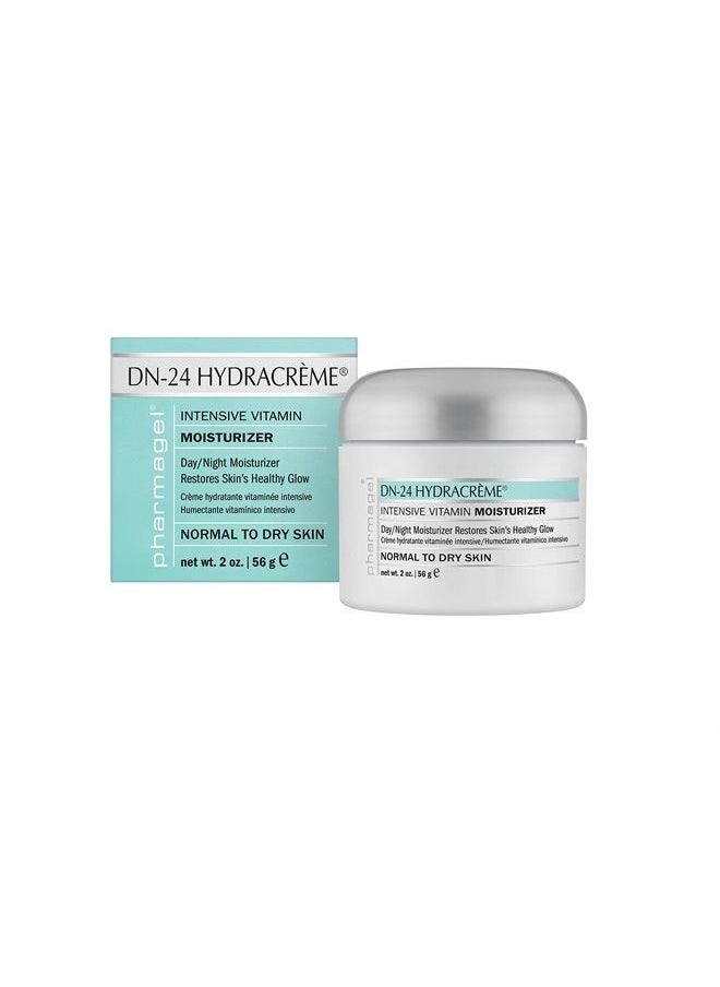 Pharmagel - DN-24 Hydracrème - Intensive Vitamin Moisturizer - Day and Night Face and Neck Cream For Normal, Dry, and Aging Skin - 2 oz - Image 1