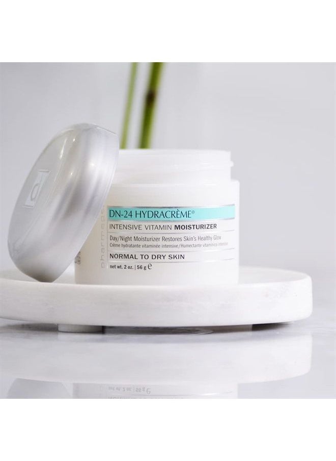 Pharmagel - DN-24 Hydracrème - Intensive Vitamin Moisturizer - Day and Night Face and Neck Cream For Normal, Dry, and Aging Skin - 2 oz - Image 1