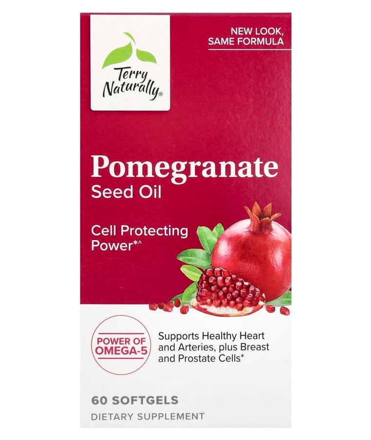 Terry Naturally Pomegranate Seed Oil 60 Softgels
