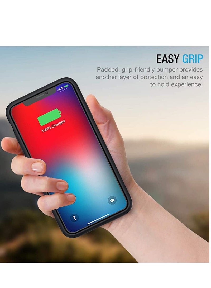 Battery Case for iPhone Xs Max, Enhanced 4000mAh Protective Portable Charging Case Rechargeable Extended Battery Pack Compatible with iPhone Xs Max (6.5 inch) Charger Case (Black) - Image 3