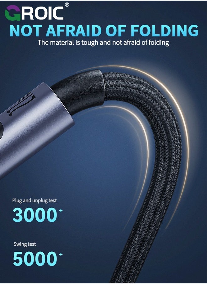 USB C to Lightning Cable, 4FT Charging Syncing Cord with LED Display Compatible with iPhone 15 Pro Max 14 13 13 Pro 12 Pro Max 12 11 X XS XR 8 Plus, Supports Power Delivery