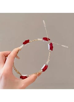 Rose Faux Pearl Hair Hoop Princess Headwear For Holiday Birthday Party For Brides Ladies Girls, ideal choice for gifts - pzsku/Z8CA15C1C8DF2EB8F93CBZ/45/_/1725082983/2eea0114-d0b7-4208-a42b-3c013c3264a3