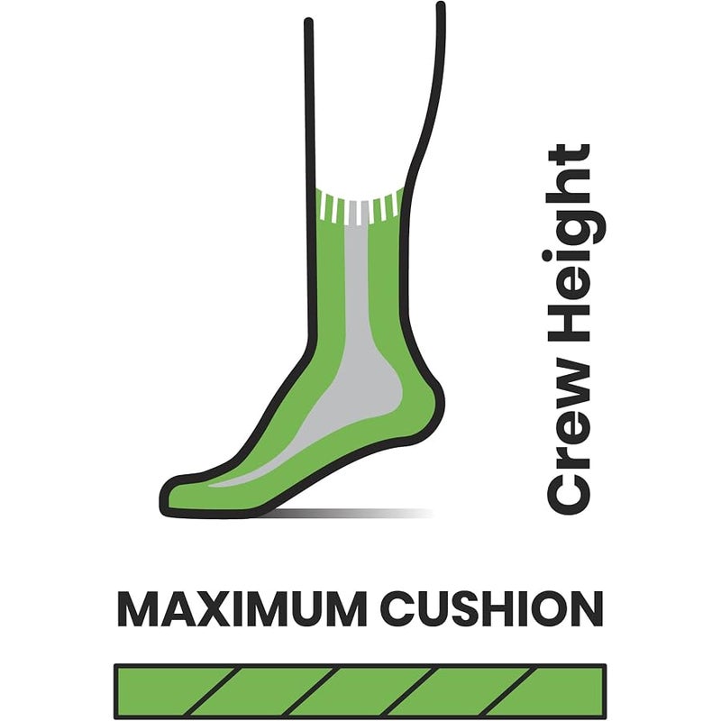 سمارت وول جورب Smartwool Classic Mountaineer Maximum Cushion Crew - رجالي - Image 3