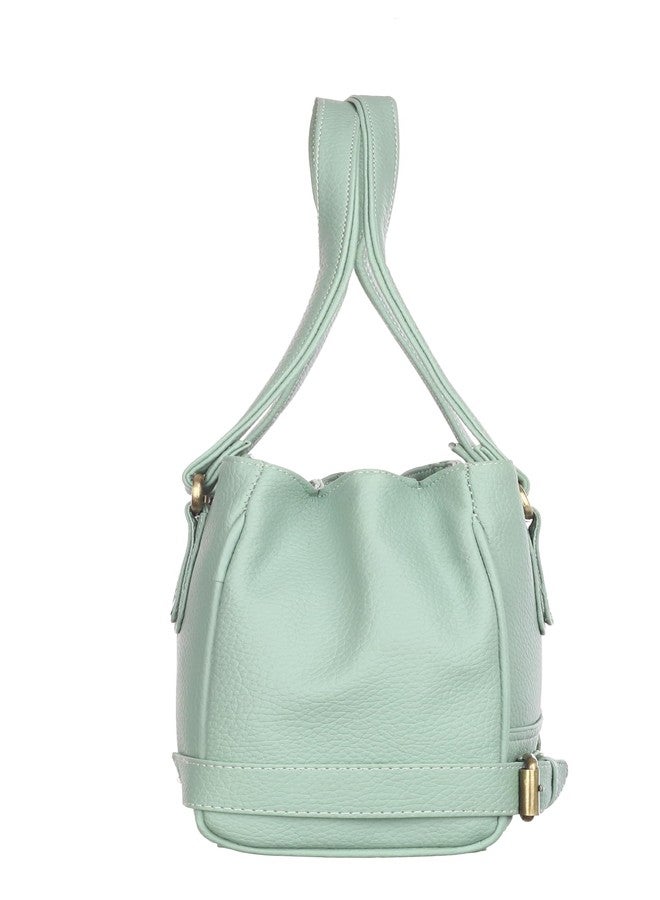 Fostelo Women's Nightingale Satchel Tote Handbag for Women | Ladies Purse | Stylish Shoulder Bag | Gift For Women | Pista Green - Image 3