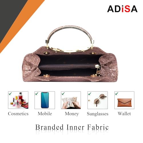 ADISA CL005 formal women girls clutch (Copper) - Image 4