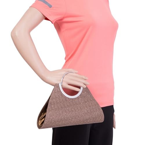 ADISA CL005 formal women girls clutch (Copper) - Image 5