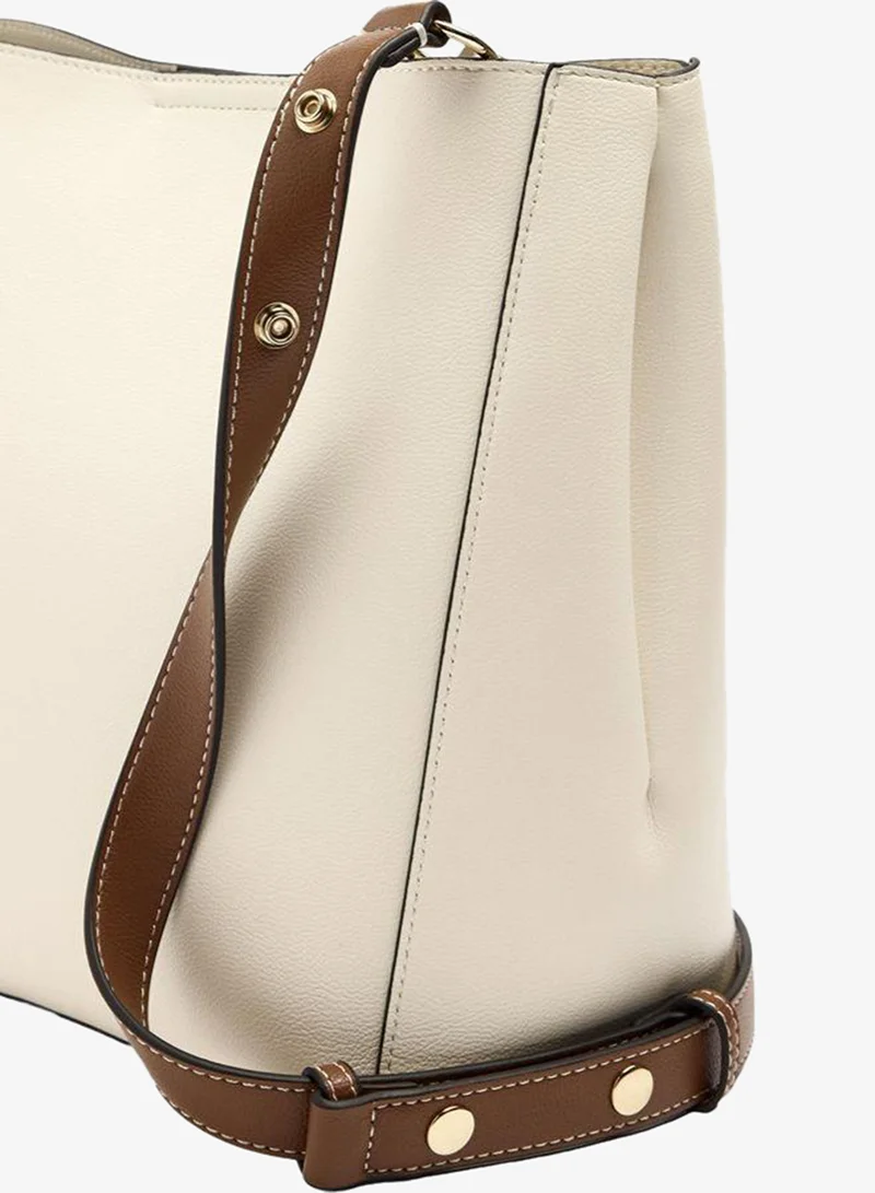 Parfois White Shoulder Bag With Versatile Strap for Women | Best Price UAE