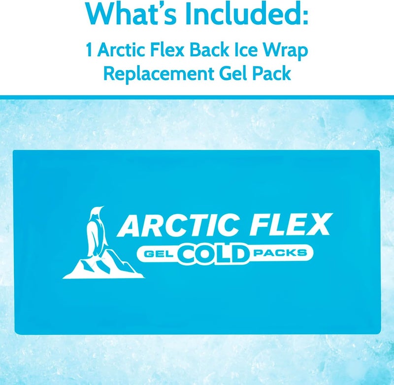Arctic Flex Gel Replacement Packs  Gel Ice Packs Reusable for Back Ice Brace  Hot and Cold Gel Ice Pack for Injuries Pain Relief Swelling  Flexible Therapy Compression Wrap  Athletic Women Men - Image 2