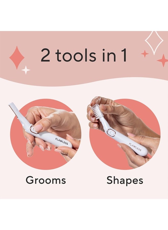 finishing touch - Flawless Bikini Shaver and Trimmer Hair Remover for Women, Dry Use Electric Razor, Personal Groomer for Intimate Ladies Shaving, No Bump, Smooth Shave - Image 1