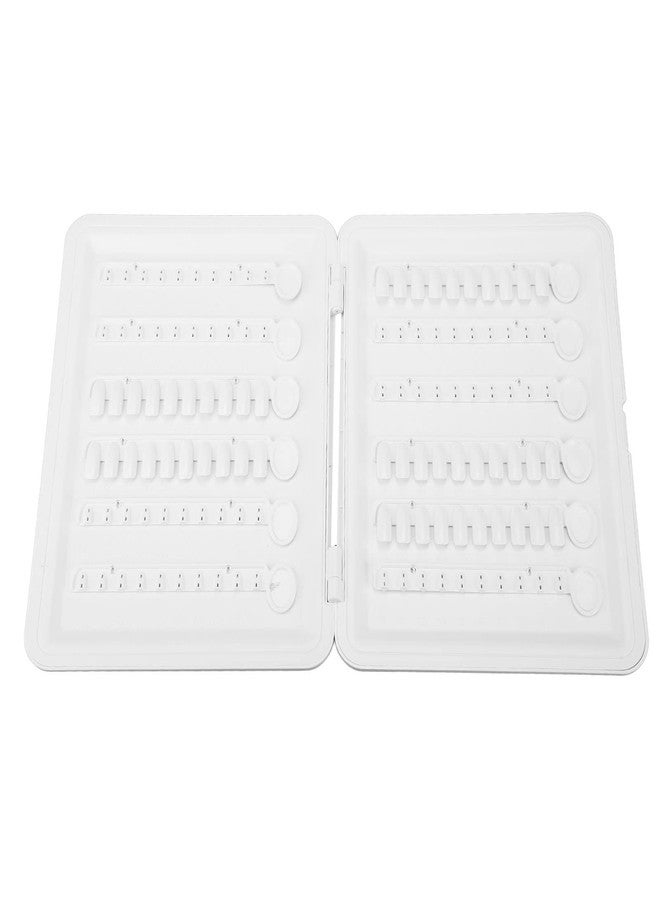 Nail Book, White Plastic 120 Colors Nail Color Display Book Disassemble Nail Display Book Nail Color Swatches Nail Art Book with 120Pcs Nail Tips for Manicure Salon Studio - Image 4