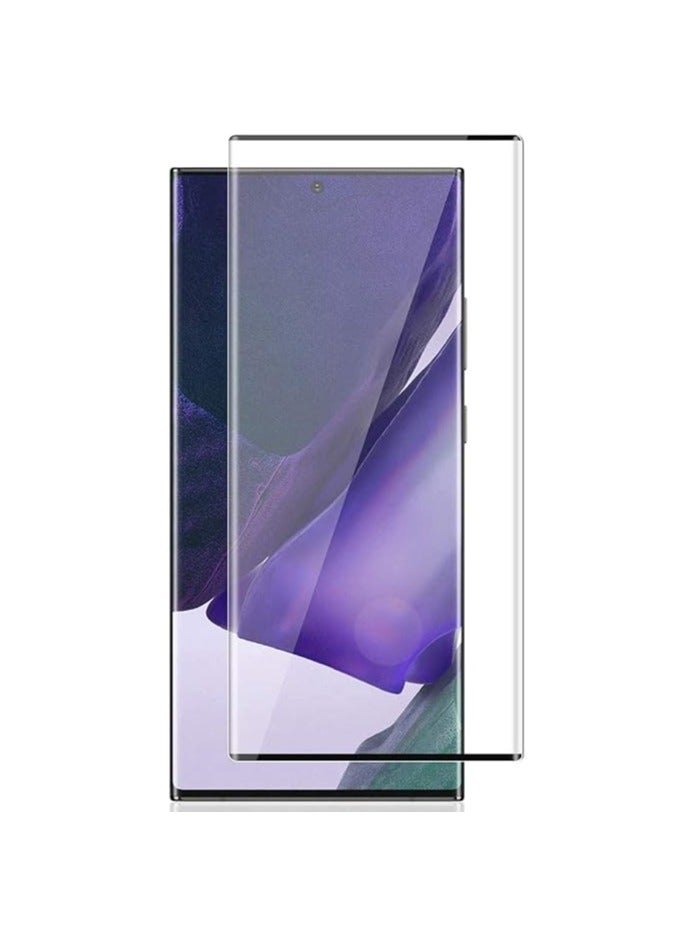 Full coverage tempered glass screen protection for Galaxy Note 20 Ultra - Black - Image 1