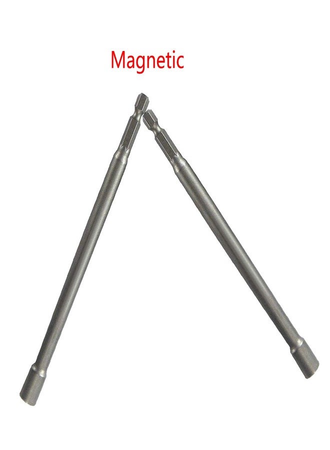 أكس أم أتش أف XMHF 3 قطع H8 مفك سداسي 8 مم 150 مم/6 بوصة طويل جدًا H8 مفك صواميل مغناطيسي، رمادي غامق - Image 4