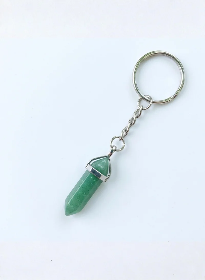 British Fossils Aventurine Crystal Energy Aventurine Keyring for Women | Best Price UAE