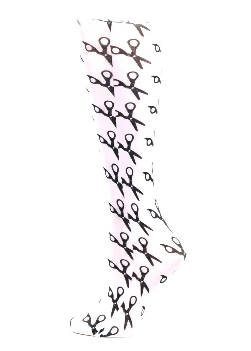 Celeste Stein Therapeutic Compression Socks White Scissors 815 mmHg Mild - Image 3